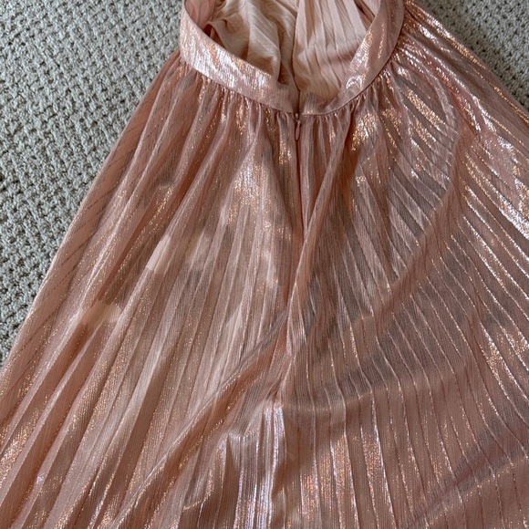 Retrofete Remington Shimmering Pink Backless Dress - Picture 9 of 9